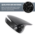thumbnail image 4 of Unique Bargains Car Rear View Driver Passenger Side Mirror Cover Cap Overlay for Mazda CX-5 2015-2016 Pair Gloss Black, 4 of 7