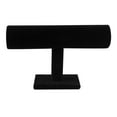 thumbnail image 2 of Black Velvet Hovering T-Bar Bracelet Necklace Jewelry Display Stand for Home Organization, 2 of 3