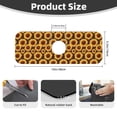 thumbnail image 2 of Pofeuu Chocolate Plaid Sunflower Print Splash Guard for Sink Faucet Sink Gadgets-Splash Guard Behind Faucet Drip Catcher for Kitchen, Bathroom,Sink Mat, 2 of 7