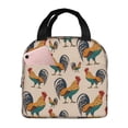 thumbnail image 1 of Fotbe Rooster Bolsa Térmica con Estampado y Forro de Aluminio Grueso Bolsa de Almuerzo con Bolsillo Frontal para Hombres y Mujeres, Ideal para Trabajo, Escuela, 1 of 8