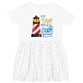 thumbnail image 3 of Inktastic Be the Light in the Storm Lighthouse Girls Toddler Dress, 3 of 5