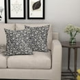 thumbnail image 5 of Vintage Navy Blue Floral Pillow Covers 20x20 Inch Set of 2 Modern Neutral Block Print Outdoor Decorative Throw Pillows Rustic Farmhouse Square Cushion Case Decoration for Couch, 5 of 8