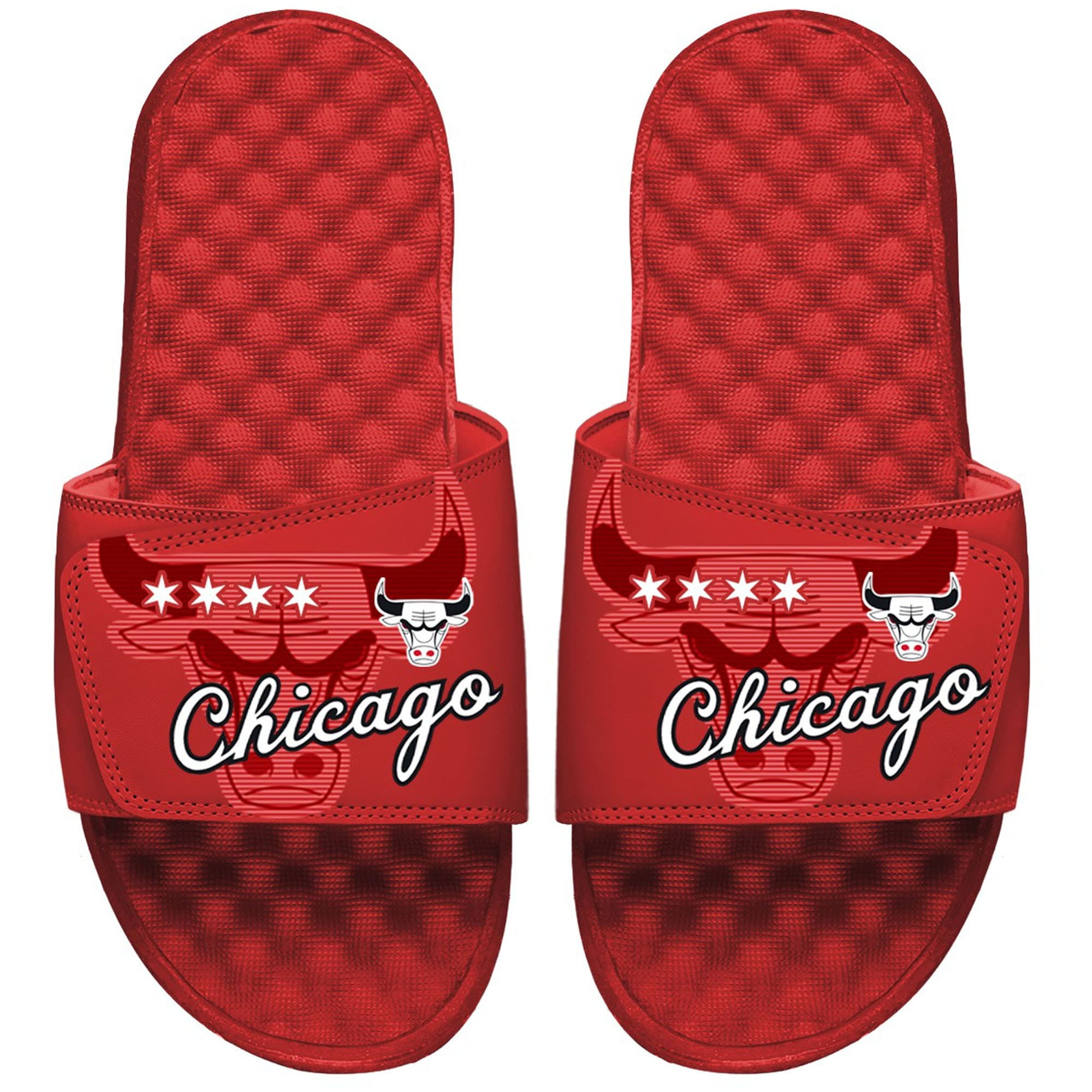 Youth ISlide Red Chicago Bulls 2021/22 City Edition Jersey Slide