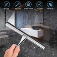 thumbnail image 4 of Escobilla de ducha BRILLAR autoadhesiva con gancho de pared sin taladrar acero inoxidable 304, 4 of 5