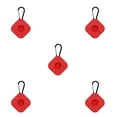 thumbnail image 1 of Sidaley Holder Case Protector de silicona antipérdida con reemplazo de llavero para AirTag, rojo Rojo 5piezas, 1 of 6