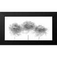 thumbnail image 2 of Frank, Assaf 14x9 Black Modern Framed Museum Art Print Titled - Peonies on white background, 2 of 5