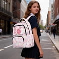 thumbnail image 6 of Bulopur Pink Axolotl Kids Backpack for Girls Cute School Bag Lightweight/Breathable/Waterproof Multi-Pocket Book Bag for Kids 6-12, 6 of 7