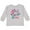 Athletic Heather, variant on I Love My Mimi Pink and Blue Fox with Hearts Boys or Girls Long Sleeve Toddler T-Shirt