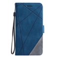 thumbnail image 3 of For Samsung Galaxy S26 Ultra 5G Wallet Phone Case With Card Holder Magnetic Closure Folio Splicing PU Leather Flip Case,Blue,For Galaxy S26 Ultra 5G, 3 of 7