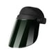 thumbnail image 4 of Protector facial para soldar, reutilizable, para soldador, máscara abatible, protector facial para fundición de metales, corte, minería, tala, verde oscuro, 4 of 8