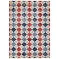 thumbnail image 2 of Addison Rugs Chantille Indoor/Outdoor Transitional Geometric Red Machine Washable Rectangle Rug, 5' x 7'6", 2 of 8