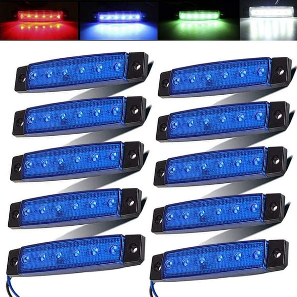 Marine Boat Lights, Utility Led Interior Lights for Boat Deck Courtesy Cockpit Decoration Light, 12V Waterproof Boat Navigation Lights for Bow and Stern, Kayak Lights (10 Pack)