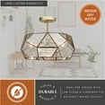 thumbnail image 5 of Euclid 16" 3 Light Semi-Flush Mount Aged Brass, 5 of 12