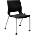 thumbnail image 3 of HON Motivate Seating 4-Leg Stacking Chair Onyx/Platinum 2/Carton MG101ON, 3 of 6