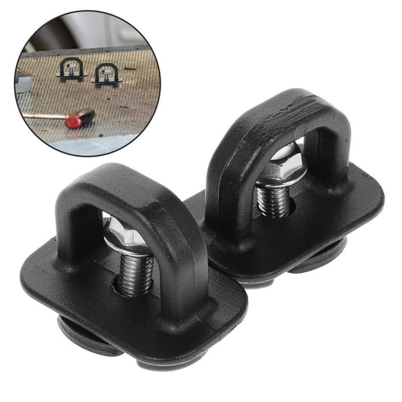 IDEANATEGRATE Pickup Truck Owners 2Pcs Plastic Truck Bed Hooks for Securing Loads