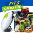 LIFETWO Easy Electric Jar Opener Kitchen Gadget for Seniors with Arthritis/Weak Hands, Battery