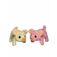 thumbnail image 4 of 1pc of Walking, Moving, Oinking, Tail Wagging Plush Baby Mini Pig Piggy in Random Color, 4 of 7
