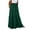 10# Green, variant on UoCefik Pleated Midi Skirts for Women Maxi Pleated Long Flowy Skirts Holiday High Waisted A Line Boho Skirt with Pockets Navy L