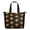Black-50, variant on Watermelon Print Large Capacity Tote Bag - Lightweight Travel Weekender with Zipper Closure & Interior Pockets for Women