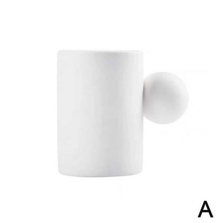 

DEYUESLIVIA White Cloud Mug Set 9.5 Ounce Cleaningwashable Dishwasher Washable Ceramic Material with ball handle Microwaveable White Z0I9