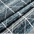 thumbnail image 5 of Everwash™ Treasure Arrow Modern Geometric Machine Washable Area Rug, Navy Blue/Grey, 5'2"x7'2", 5 of 11