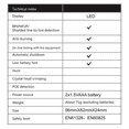 thumbnail image 6 of Wire Telephone Line Test Meter HT812A Cable Tester Line Finder RJ11 RJ45 Cable Toner Line Finder Tool, 6 of 7