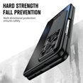 thumbnail image 3 of Case for Samsung Galaxy Z Fold 6, Plating Anti-Scratch Shockproof Glossy Hard PC Ultra Slim with Screen Protector Anti-Scratch Phone Case Cover Women Men for Samsung Galaxy Z Fold 6 - Black, 3 of 7