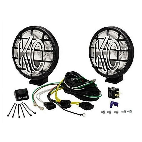 KC HiLiTES 9150 6" Apollo Pro Halogen - 2-Light System - 100W Spot Beam