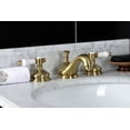 thumbnail image 3 of Kingston Brass KS1167BPL 8 in. Widespread Bathroom Faucet, Brushed Brass, 3 of 5