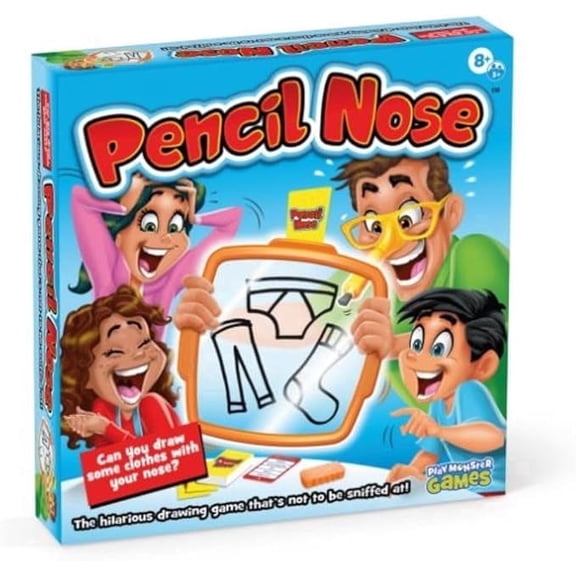 Pencil Nose Board Games for Family Night - The Ultimate Drawing Game - Kids Games, Family Game, Multi-Player, Party Game - Ages 8