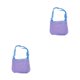 thumbnail image 2 of Greeniant Elija el bolso de playa favorito de los juguetes de playa - Múltiples colores para elegir el bolso de la colección Shell púrpura púrpura 2Conjunto, 2 of 6