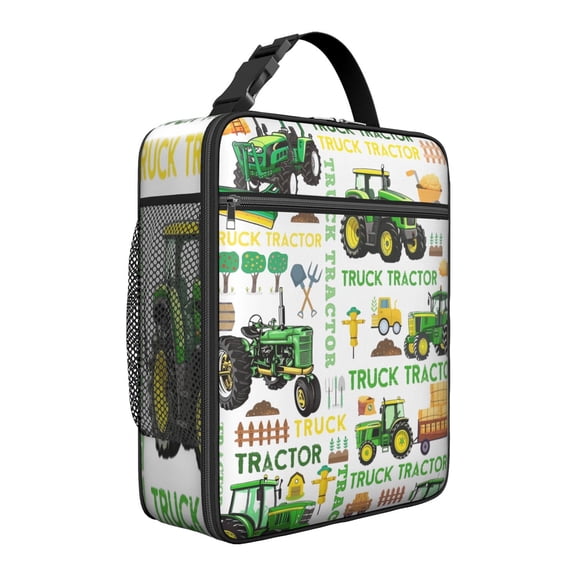 Lunch Box Insulated Cooler Bag, Leakproof Food Container & Meal Tote for Men's Work, Travel and Outdoor Activities