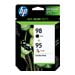 HP 98 Black/95 Tri-color Original Ink Cartridges, 2 pack (CB327FN)