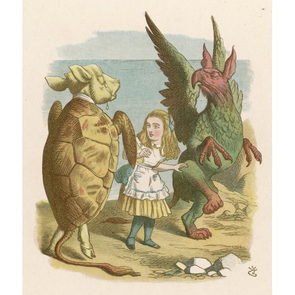 Carrollmock Turtle Poster Print By Mary Evans Picture Library (18 X 24)