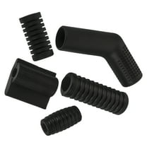Homoyoyo 5-Pack Black Silicone Motorcycle Gear Shift Covers Protective Sleeve for Universal Fit