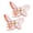 Light Pink, variant on batmeuy 2Pcs Girls Hair Claw Transparent Butterflies Shape Hair Pin Braided Hair Mini Hairpin Clear Mini Braiding Clip Headwear Hair Accessories