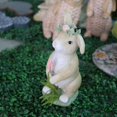 thumbnail image 4 of B B Conejito de resina sentado de pie, estatua de jardín al aire libre, decoración de Pascua, 4 of 5