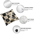 thumbnail image 6 of nygtbtfer Halloween Skull Pillow Covers Home Decoration Square Throw Pillow Case Cushion Cover Set of 2 Skull Laciness Toss Throw Pillowcase for Home Halloween Party Gifts(Skull) White, 6 of 7