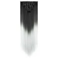 thumbnail image 2 of Dulchany 7PCS Clip in Hair Extensions Hair Silky Straight Clip on Hair Extensions, 2 of 5