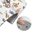 thumbnail image 5 of Yiaed Snake Print Bathroom Mat Set 2 Pieces Mat Anti-Skid Pad Ultra Soft and Absorbent Bathroom Bath Mat Contour Bath Rugs for Toilet Base, 5 of 6