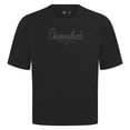 thumbnail image 2 of Men's Levelwear Black Arizona Diamondbacks Ethereal Oversized Luxe Signature Knit T-Shirt, 2 of 3
