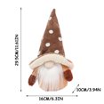 thumbnail image 2 of FAMTKT Christmas Gnomes Christmas Decorations Christmas Rudolph Pendant Christmas Goblin Dwarf Faceless Doll Decoration Gnome Ornaments, 2 of 2