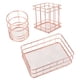 thumbnail image 1 of WEUVEB 3Ud Organizador Metálico De Acero Inoxidable Color Oro Rosa Para Almacenamiento Práctico En Hogar, 1 of 6