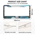 thumbnail image 4 of Coolnut Mountain Lake 2 Holes Car License Plate Frames 2PCS, Car License Plate Holder with Screw Caps Cover Set Automotive Exterior Parts Decoration for US Vehicles, 4 of 7