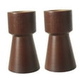 thumbnail image 5 of unbranded  2 Pcs Tealight Wooden Candle Holder Centerpieces for Table Decoration, 5 of 8