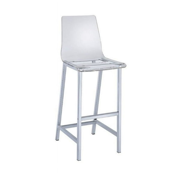 Bowery Hill 30" Acrylic Bar Stool in Clear