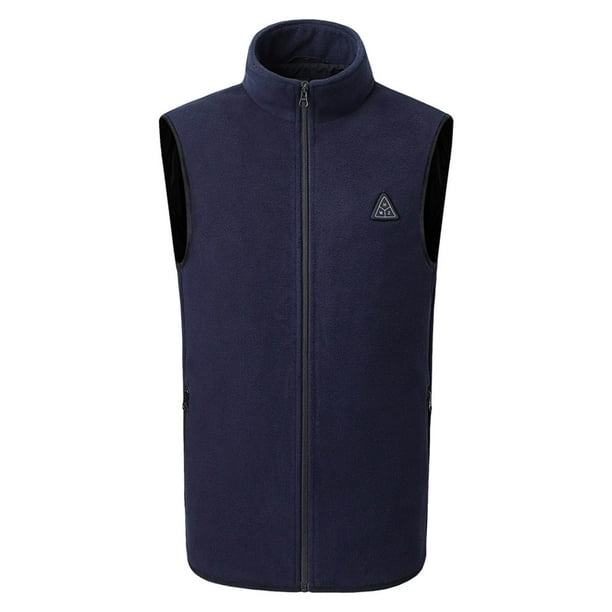 Fiudx Chaleco Calefactable para Exteriores, Tejido Ligero y Transpirable, Cálido para Esquiar, Pescar y Montar a Caballo, Carga de 5 V, Esencial para El Invierno, Elegante Diseño de Cremallera, Dispo
