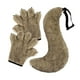 thumbnail image 2 of Juego de guantes y cola de bestia jinwen disfraz de fiesta temática Halloween, 2 of 8