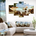 thumbnail image 1 of Panorama de Plage Tropicale Rocheuse - Paysage Mural Très Grand Format, 1 of 3