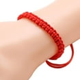 thumbnail image 4 of KAKOWELY Bracelet à Ficelle Rouge 10 Pcs Bracelet Tressé à la Main Bracelet à Corde Réglable Bracelet Décoratif Cordes Rouges 9.84"X0.24"X0.08 Pouces, 4 of 5